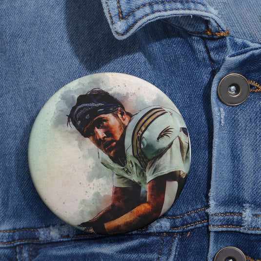 Offside Sports Photography Custom Pin Buttons - Watercolor Effect