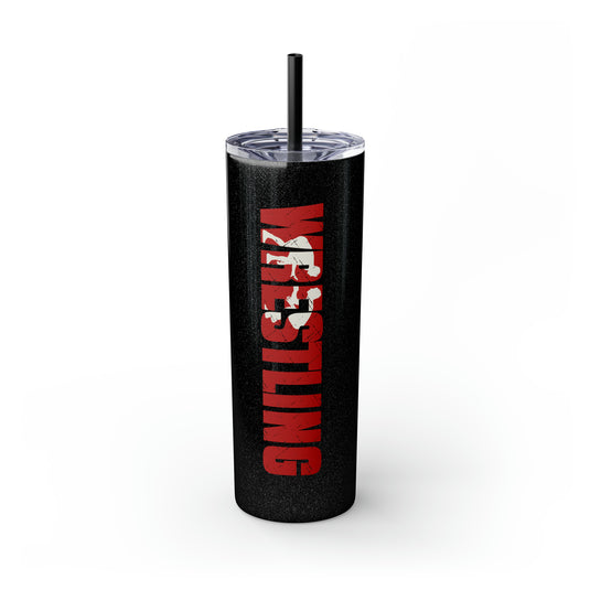 Wrestling 20oz Skinny Tumbler