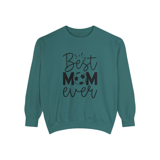 Best Mom Ever Soccer Adult Unisex Premium Crewneck Sweatshirt