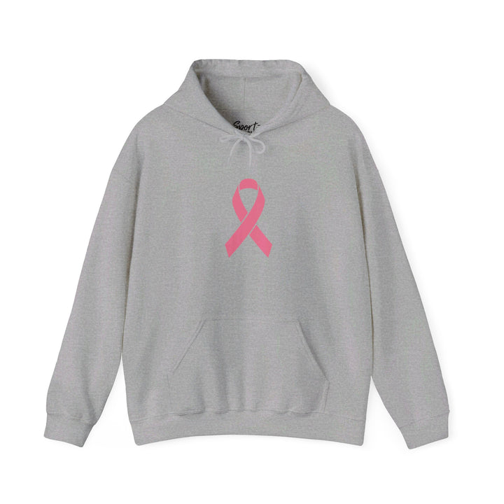 Cancer Ribbon Adult Unisex Hooded Sweatshirt