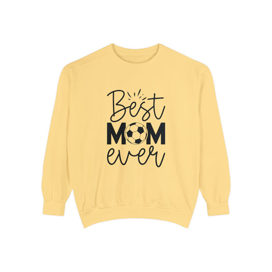 Best Mom Ever Soccer Adult Unisex Premium Crewneck Sweatshirt