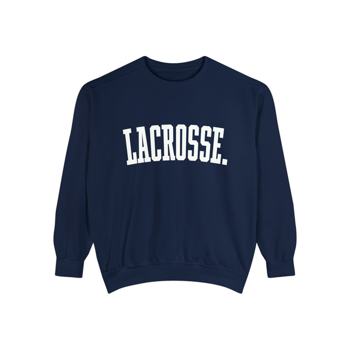 Tall Design Lacrosse Adult Unisex Premium Crewneck Sweatshirt