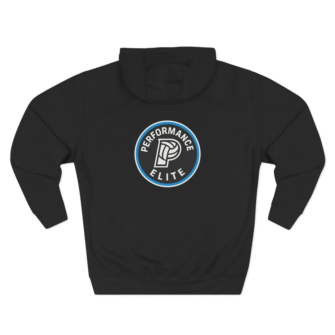 Performance Elite Unisex Adult Mid-Level Hooded Sweatshirt w/Front & Back Logo