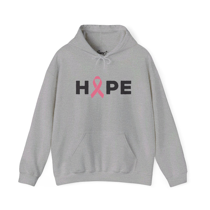 Hope Cancer Ribbon Adult Unisex Hooded Sweatshirt