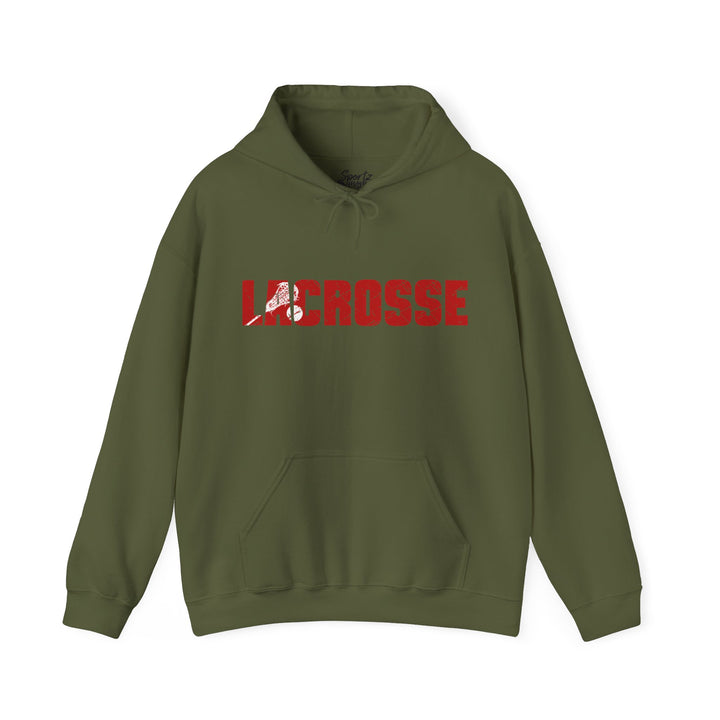 Lacrosse Adult Unisex Hooded Sweatshirt
