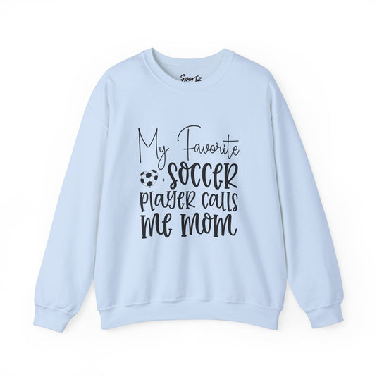 My Favorite Soccer Player Adult Unisex Basic Crewneck Sweatshirt