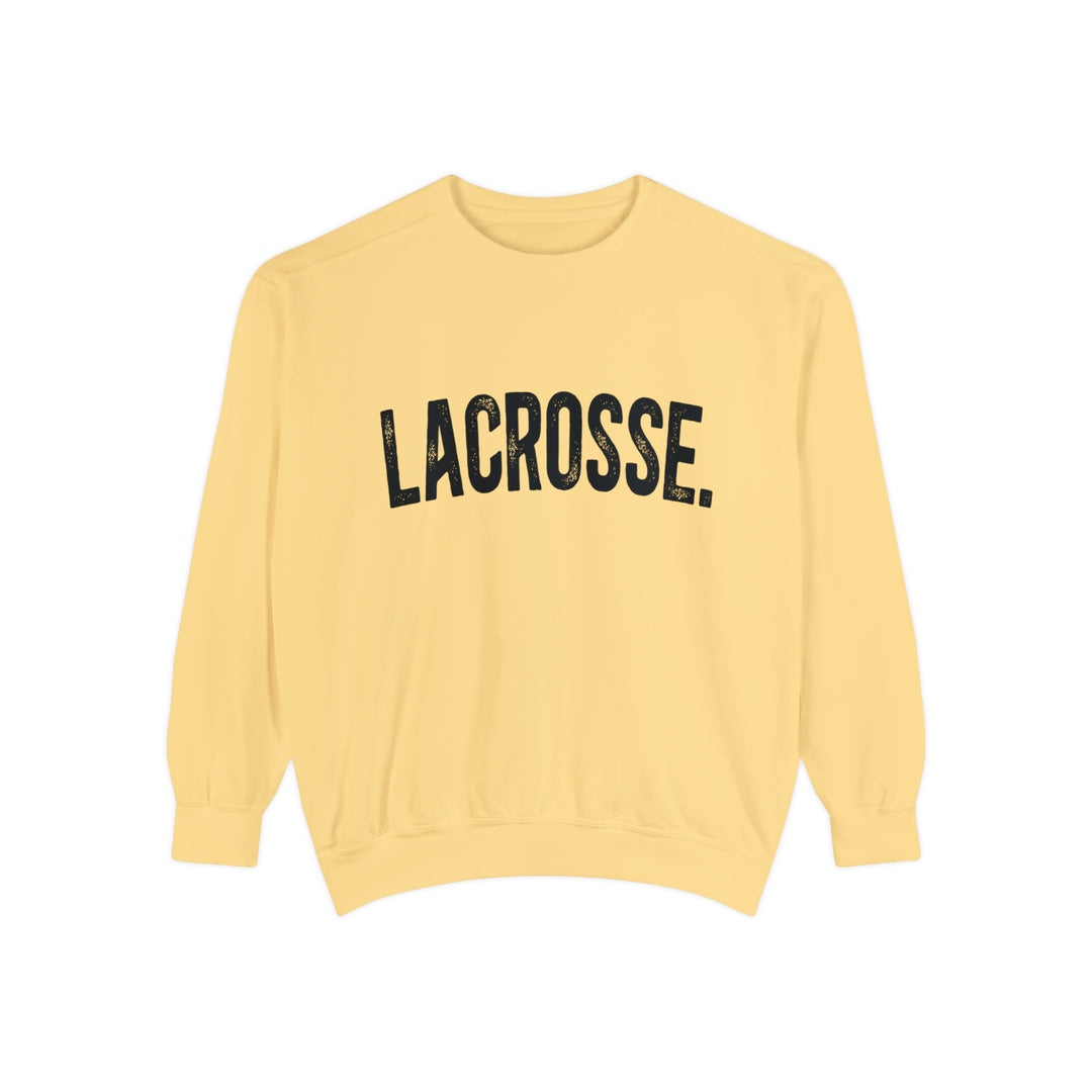 Rustic Design Lacrosse Adult Unisex Premium Crewneck Sweatshirt