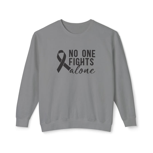 No One Fights Alone Adult Unisex Premium Crewneck Sweatshirt