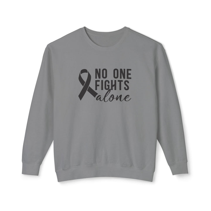 No One Fights Alone Adult Unisex Premium Crewneck Sweatshirt