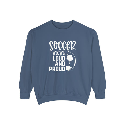 Soccer Mom Loud and Proud Adult Unisex Premium Crewneck Sweatshirt