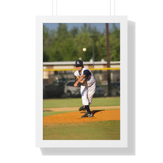 Quick Slants Photography Framed Vertical Poster