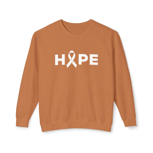 Hope Ribbon Adult Unisex Premium Crewneck Sweatshirt