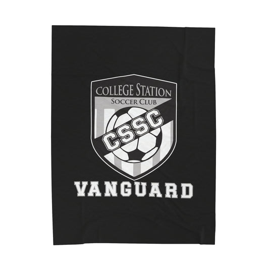 College Station Soccer Club Vanguard Velveteen Plush Blanket