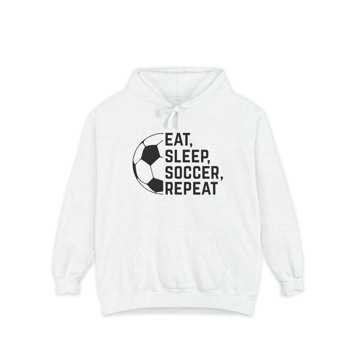 Eat Sleep Soccer Repeat Adult Unisex Premium Hooded Sweatshirt