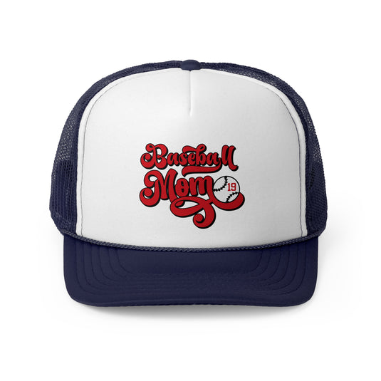 Baseball Mom Personalized Trucker Hat