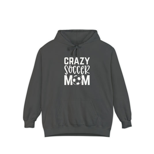 Crazy Soccer Mom Adult Unisex Premium Hooded Sweatshirt