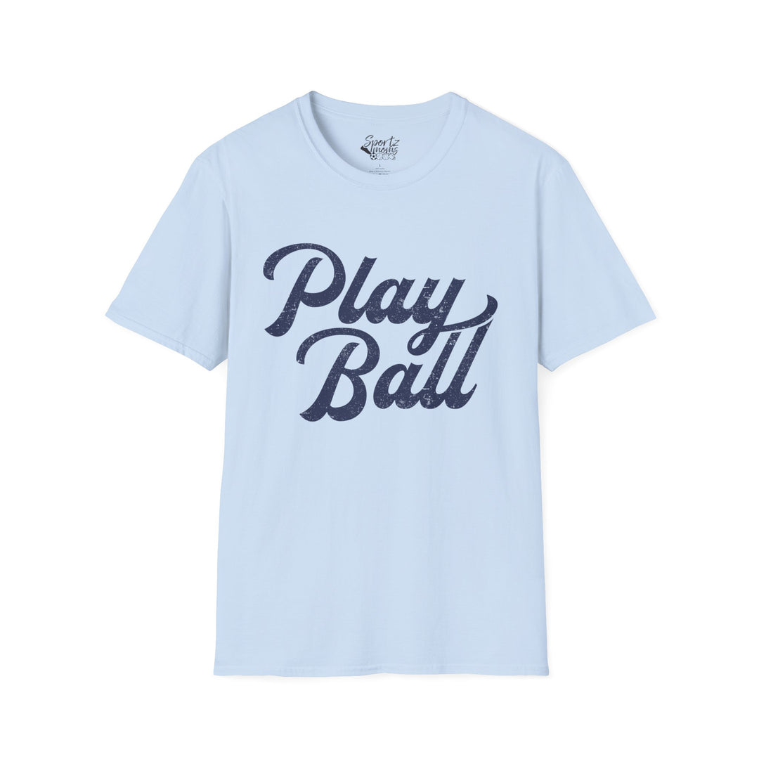 Play Ball Adult Unisex Baseball T-Shirt