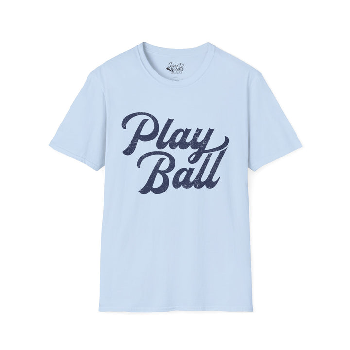 Play Ball Adult Unisex Baseball T-Shirt