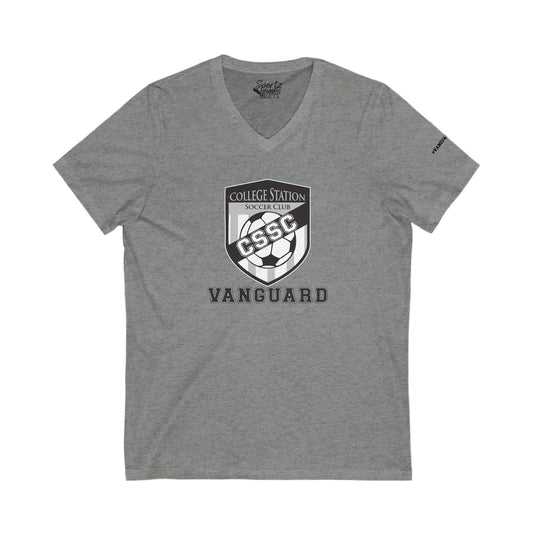 College Station Soccer Club Vanguard Adult Women's V-Neck T-Shirt