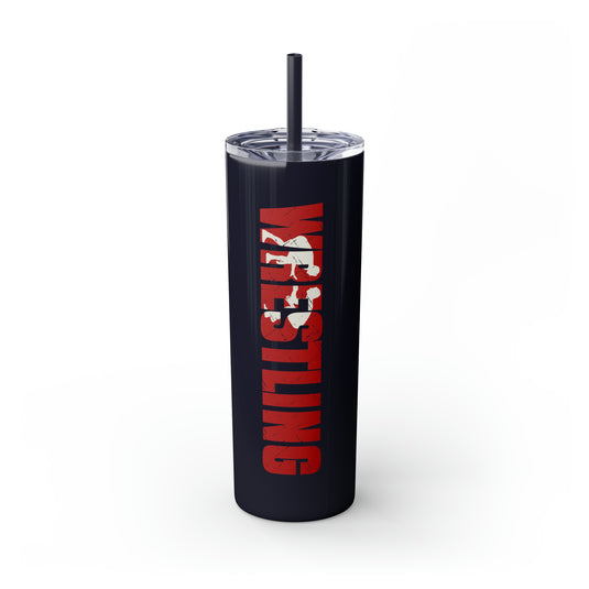 Wrestling 20oz Skinny Tumbler