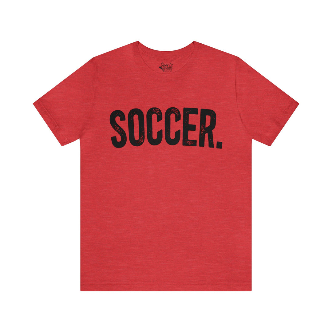 Rustic Design Soccer Adult Unisex Mid-Level T-Shirt