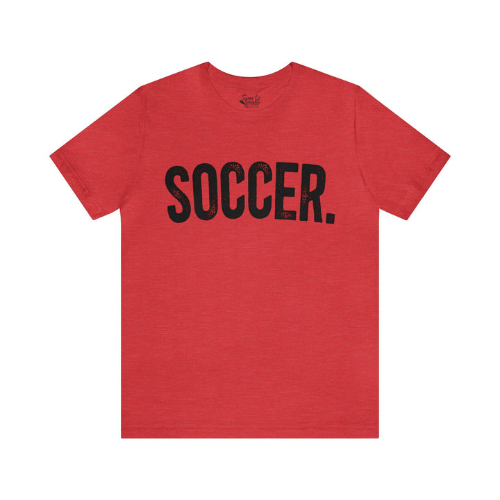 Rustic Design Soccer Adult Unisex Mid-Level T-Shirt