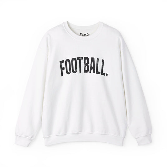 Rustic Design Football Adult Unisex Basic Crewneck Sweatshirt