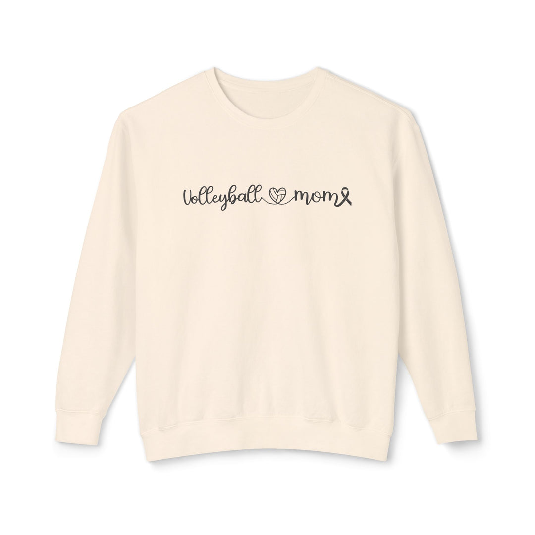 Cancer Collection Pick Your Sport Mom Ribbon & Heart Adult Unisex Premium Crewneck Sweatshirt