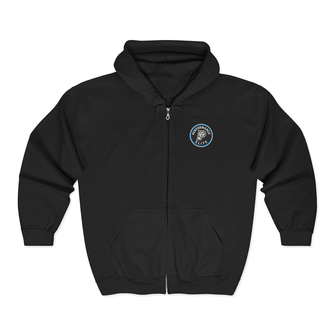 Performance Elite Unisex Adult Full Zip Hooded Sweatshirt