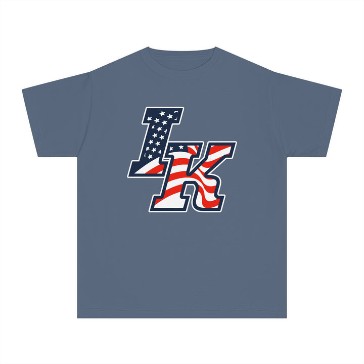 Iron Knights Youth Premium Tshirt - w/Flag Logo Only