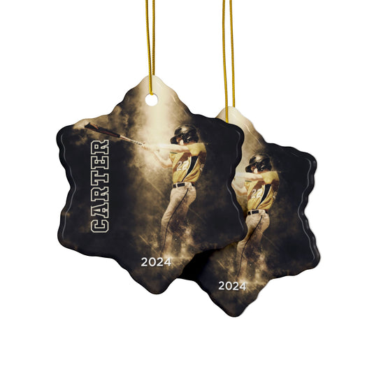 Custom Picture Ceramic Ornament - Smoke Effect