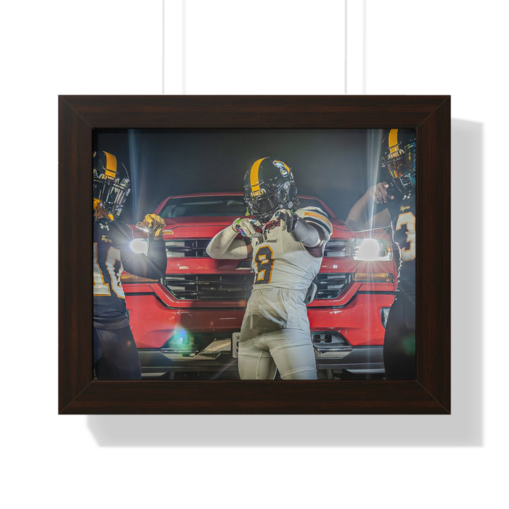 Offside Sports Photography Framed Horizontal Poster