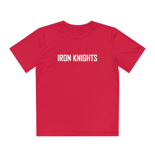 Iron Knights Youth Short Sleeve Competitor Moisture Wicking Tee w/Text Only