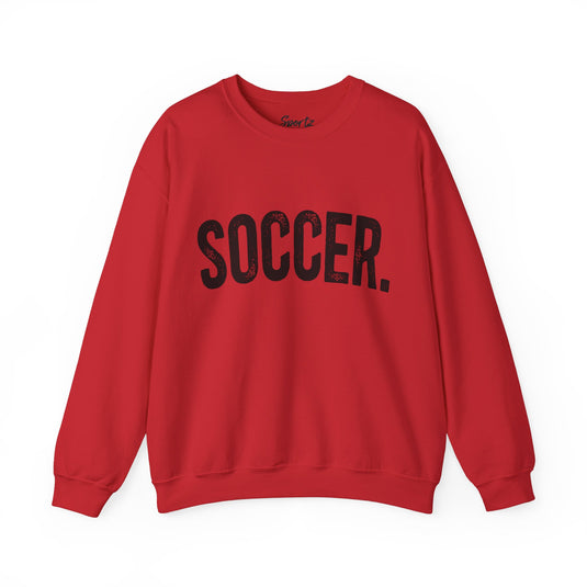 Rustic Design Soccer Adult Unisex Basic Crewneck Sweatshirt