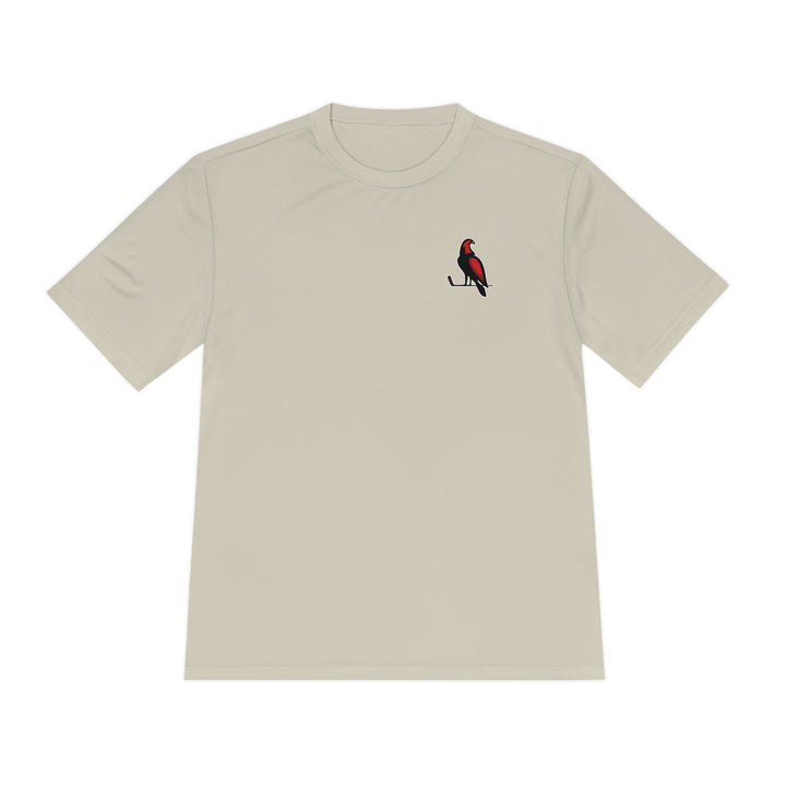 Wheeling Lightningbirds Unisex Adult Moisture Wicking T-Shirt - Bird Only Logo