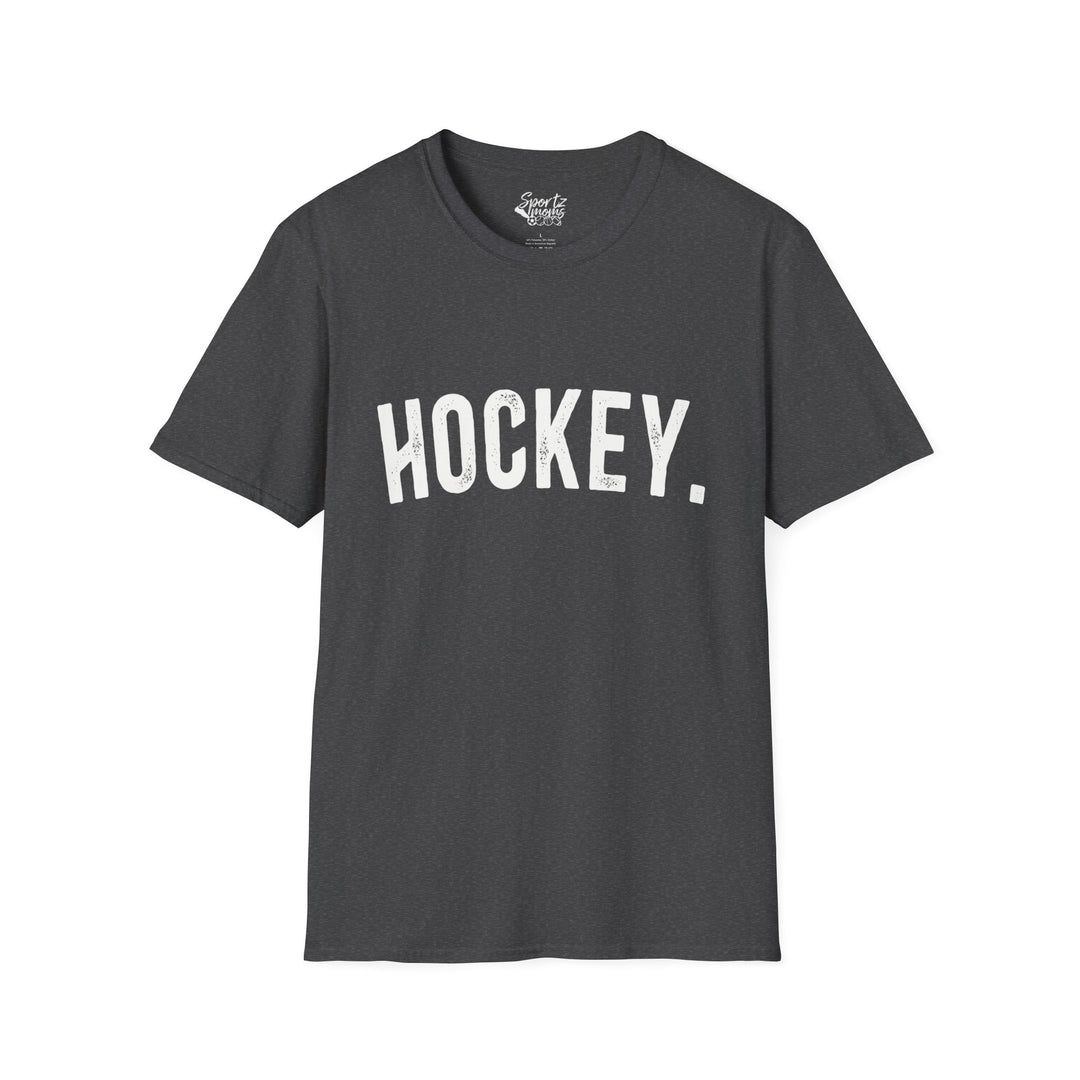 Rustic Design Hockey Adult Unisex T-Shirt