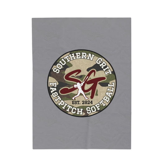 Southern Grit Velveteen Plush Blanket