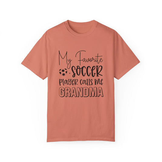 My Favorite Soccer Player (Grandma Version) Adult Unisex Premium T-Shirt