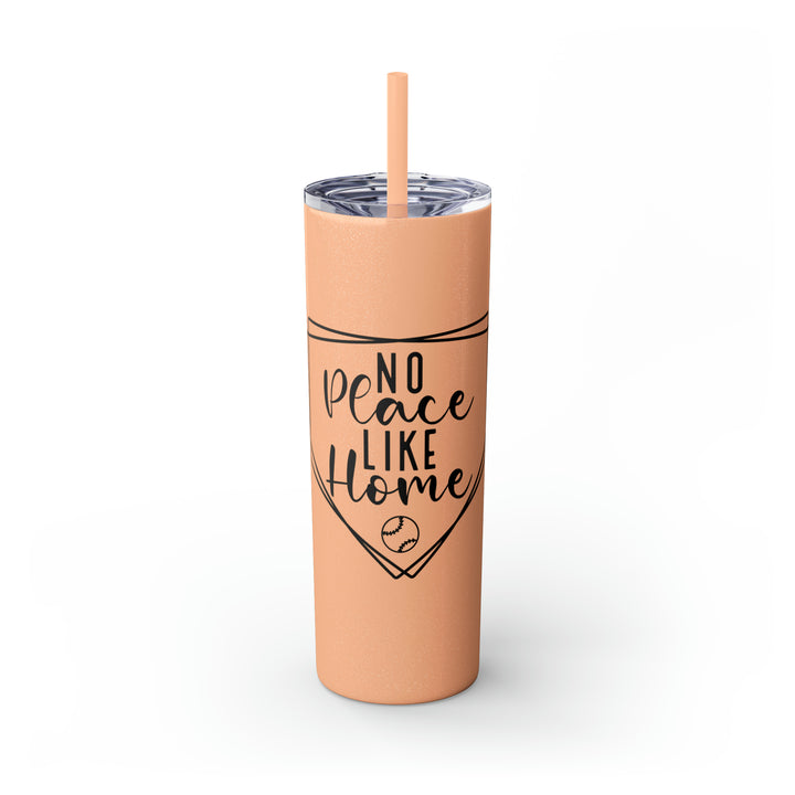 No Place Like Home V2 Baseball 20oz Skinny Tumbler with Straw in Matte or Glossy