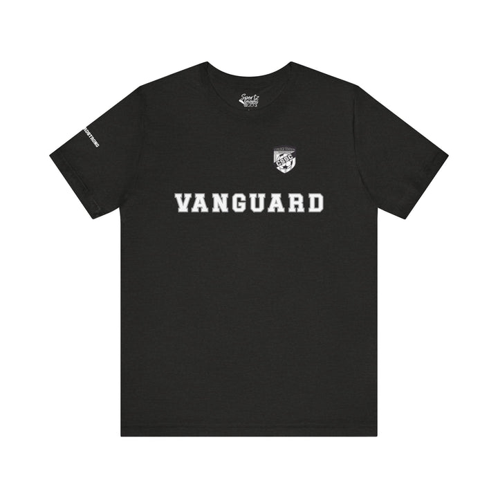 College Station Soccer Club Vanguard Unisex Adult T-Shirt w/ Logo on Left Chest