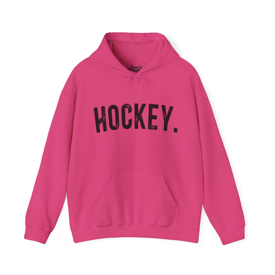 Rustic Design Hockey Adult Unisex Hooded Sweatshirt