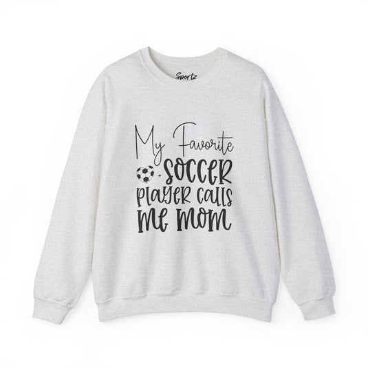 My Favorite Soccer Player Adult Unisex Basic Crewneck Sweatshirt