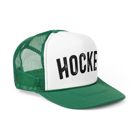 Hockey Rustic Design Trucker Hat