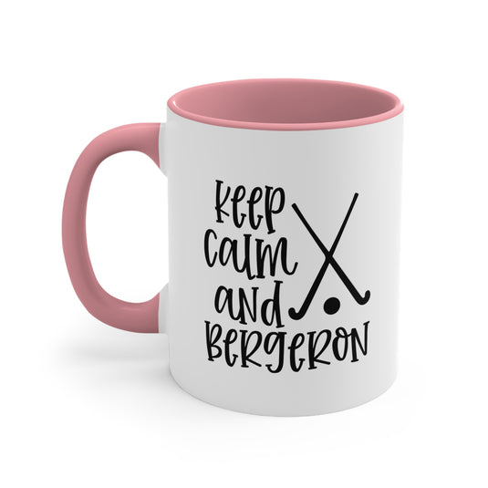 Keep Calm and Bergeron 11oz Hockey Accent Mug