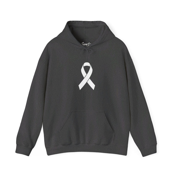 Cancer Ribbon Adult Unisex Hooded Sweatshirt