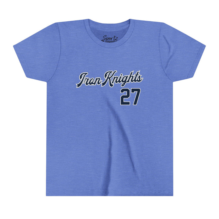 Iron Knights Youth Unisex T-Shirt - Blue Jersey Match
