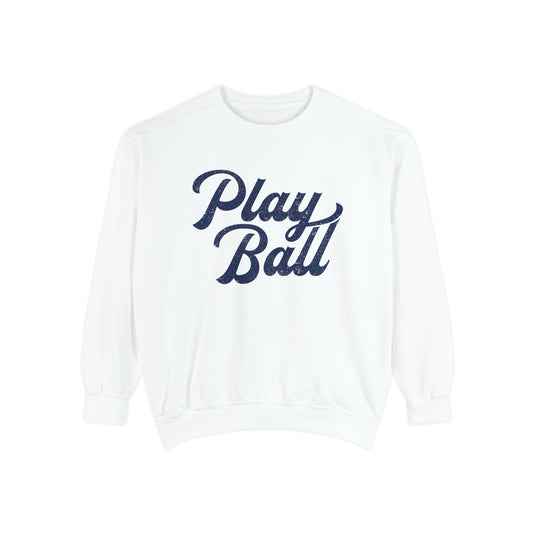 Play Ball Baseball Adult Unisex Premium Crewneck Sweatshirt