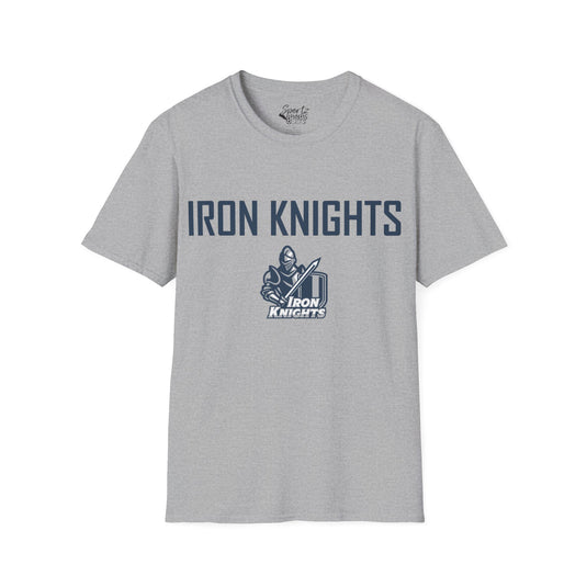 Iron Knights Basic Adult Unisex T-Shirt w/Knight Design, Name & Number on back