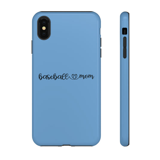 Baseball Mom Phone Case with Heart