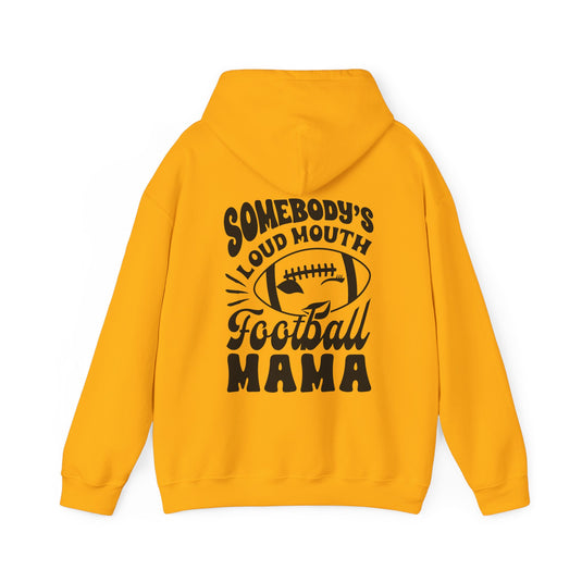 Somebody's Loud Mouth Football Mama Unisex Adult Basic Hooded Sweatshirt